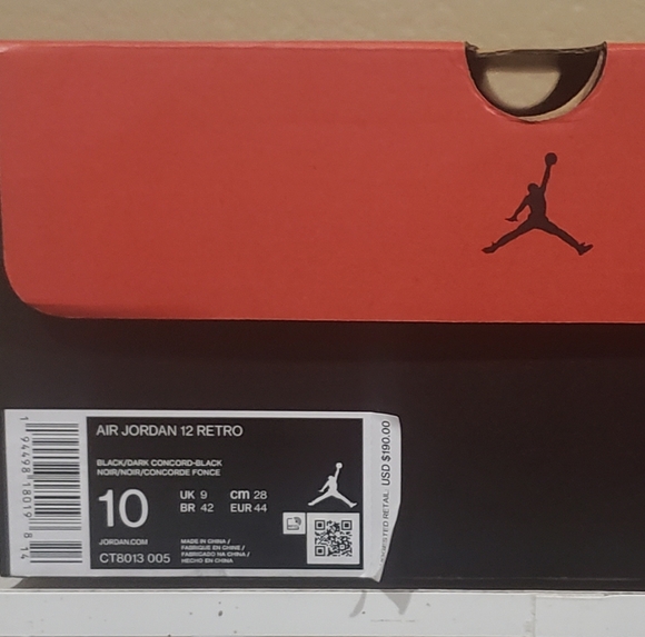 Jordan Retro 12 Dark Concord - Picture 2 of 3